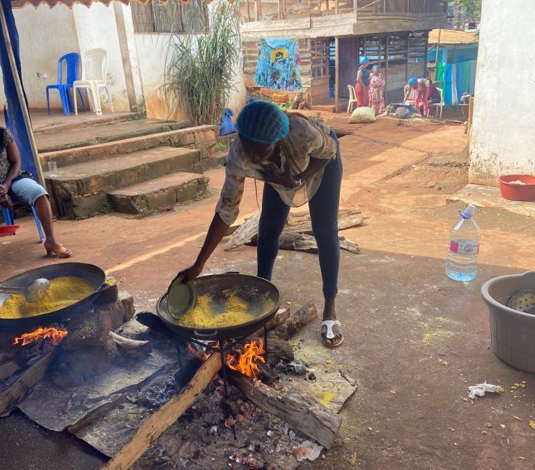 Formation sur la transformation du manioc et de ses dérivés